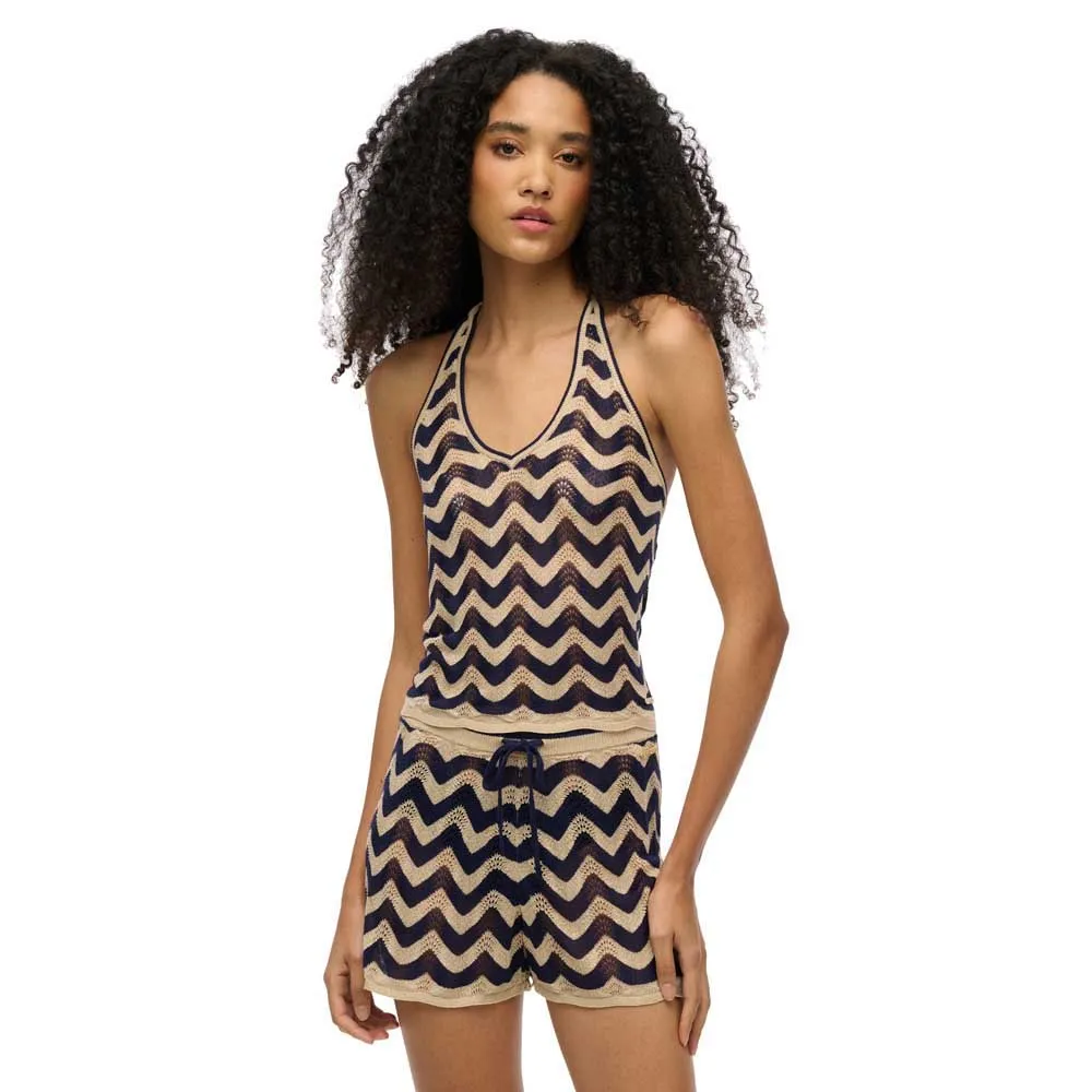 Футболка Superdry Zigzag Plunge Halter, бежевый
Футболка Superdry Zigzag Plunge Halter, бежевый