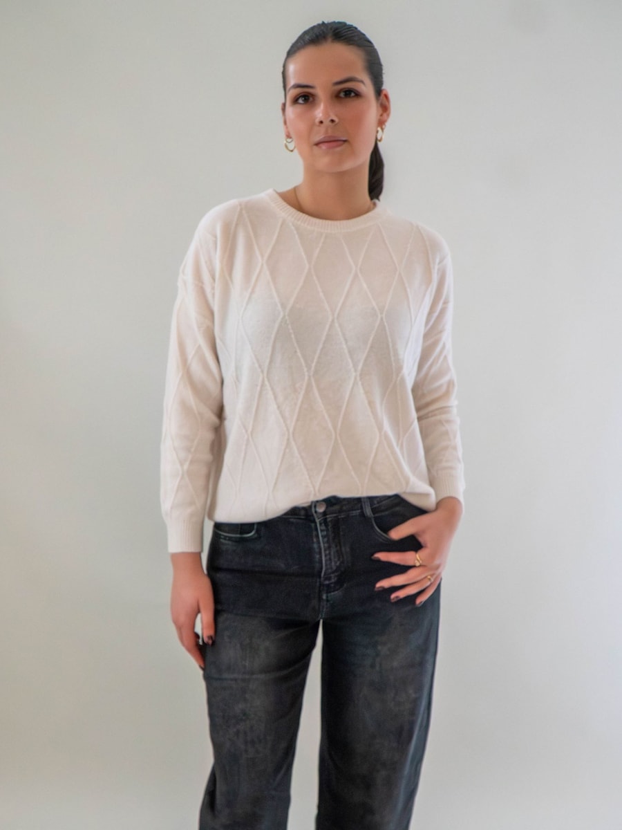 Свитер WEARABLE STORIES Manou, кремовый
Свитер WEARABLE STORIES Manou, кремовый