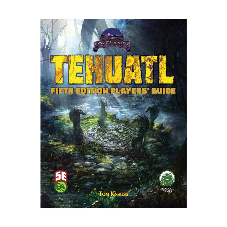 Tehuatl - Player's Guide (5E), D&D 5e Adventures, Sourcebooks & Supplements (Frog God Games), мягкая обложка
Tehuatl - Player's Guide (5E), D&D 5e Adventures, Sourcebooks & Supplements (Frog God Games), мягкая обложка
