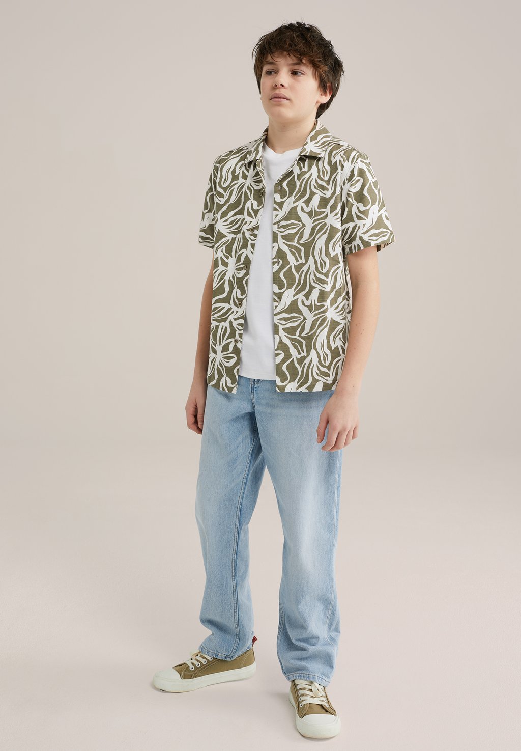 Рубашка WE Fashion, цвет Army Green
Рубашка WE Fashion, цвет Army Green