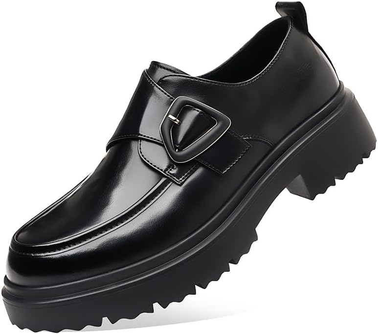 Мужские повседневные кожаные туфли в британском стиле, лоферы с толстой подошвой и пряжкой Tgrnfhkpyy, черный
Мужские повседневные кожаные туфли в британском стиле, лоферы с толстой подошвой и пряжкой Tgrnfhkpyy, черный