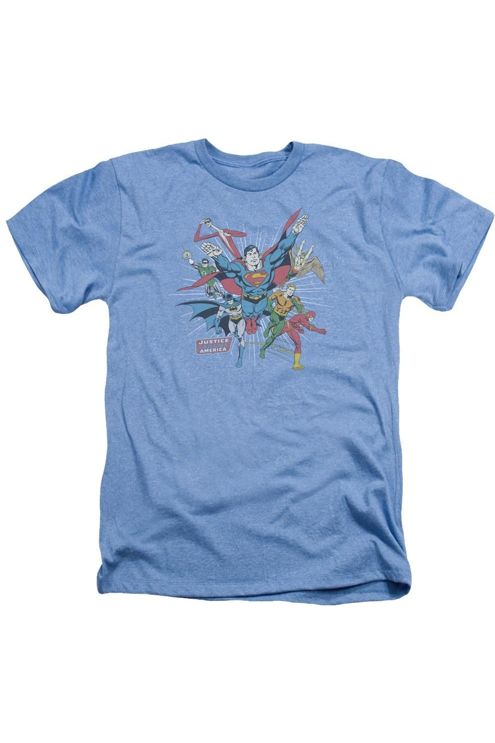 DC Comics Lead The Charge футболка для взрослых Heather Gildan, светло-голубой
DC Comics Lead The Charge футболка для взрослых Heather Gildan, светло-голубой