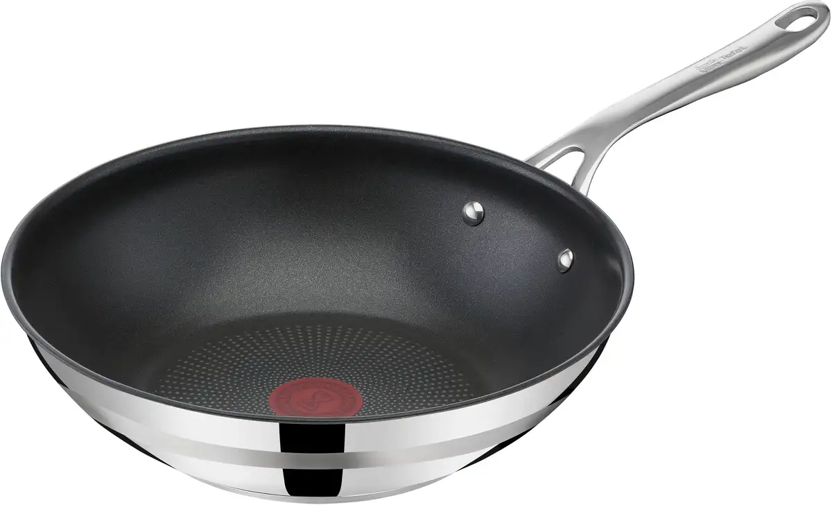Вок Tefal "Jamie Oliver E31019 Cook Smart", нержавеющая сталь, антипригарное покрытие, термосигнал, индукция, Ø 28 см Ø 28 см + высота 11,5 см, цвет Edelstahl
Вок Tefal "Jamie Oliver E31019 Cook Smart", нержавеющая сталь, антипригарное покрытие, термосигнал, индукция, Ø 28 см Ø 28 см + высота 11,5 см, цвет Edelstahl