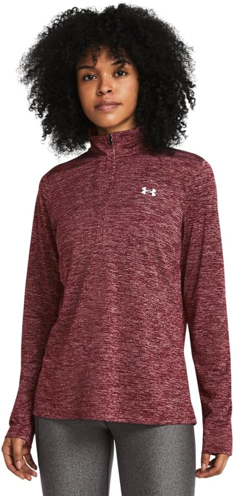 Толстовка Under Armour Women's Tech Twist Quarter Zip, (625) Cardinal/White
Толстовка Under Armour Women's Tech Twist Quarter Zip, (625) Cardinal/White
