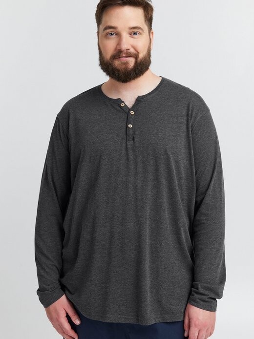 Рубашка с длинным рукавом сдвольно Solid, серый
Рубашка с длинным рукавом сдвольно Solid, серый