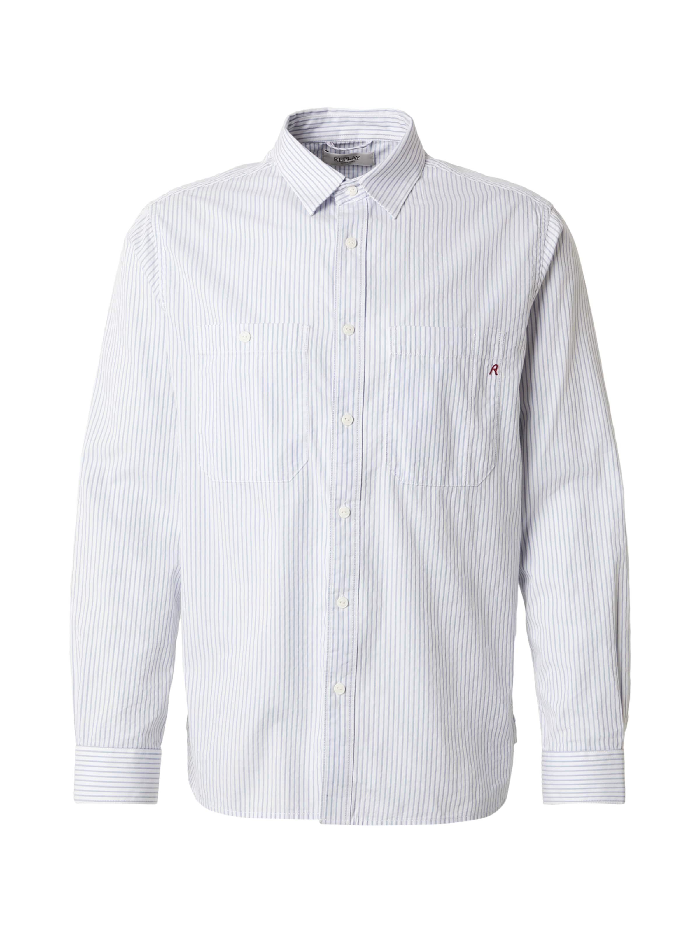 REPLAY Рубашка на пуговицах обычного кроя в цвете Dusty Blue
REPLAY Рубашка на пуговицах обычного кроя в цвете Dusty Blue