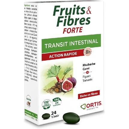 Ortis Frutta&Fibre Forte Добавка для кишечного транзита, 24 таблетки, Laboratorios Ortis
Ortis Frutta&Fibre Forte Добавка для кишечного транзита, 24 таблетки, Laboratorios Ortis