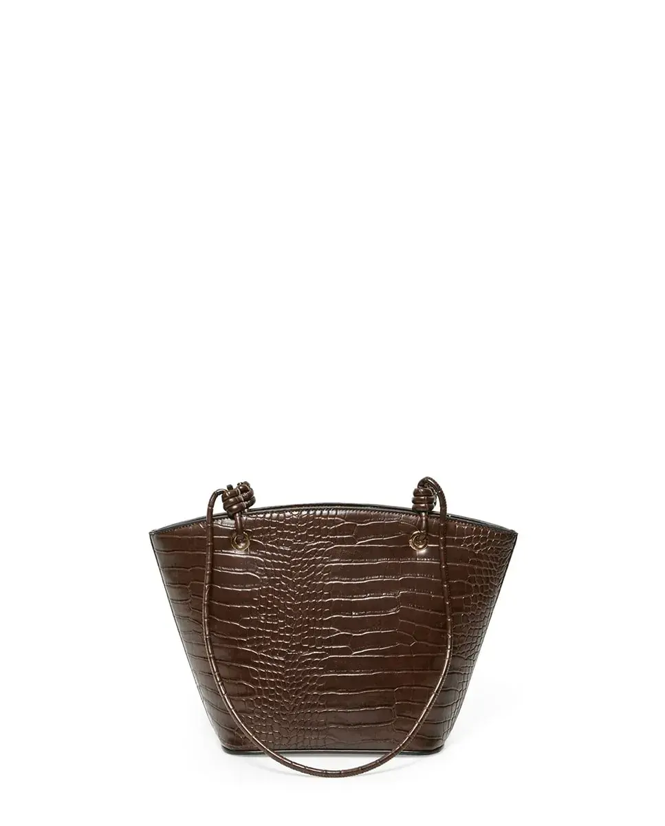 Сумка-тоут с крокодиловым узлом Sfera, темно-коричневый
Сумка-тоут с крокодиловым узлом Sfera, темно-коричневый