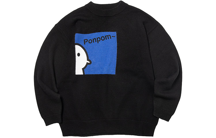 Свитер унисекс черный ROARINGWILD
Свитер унисекс черный ROARINGWILD