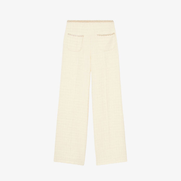 Широкие брюки средней посадки, украшенные стразами, из смесового хлопка Sandro, цвет naturels
Широкие брюки средней посадки, украшенные стразами, из смесового хлопка Sandro, цвет naturels