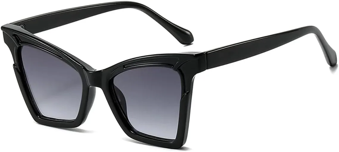 Солнцезащитные очки для мужчин и женщин - защита UV400 - градиентные линзы "кошачий глаз" для занятий спортом на открытом воздухе и вождения DSVIGF, Black
Солнцезащитные очки для мужчин и женщин - защита UV400 - градиентные линзы "кошачий глаз" для занятий спортом на открытом воздухе и вождения DSVIGF, Black