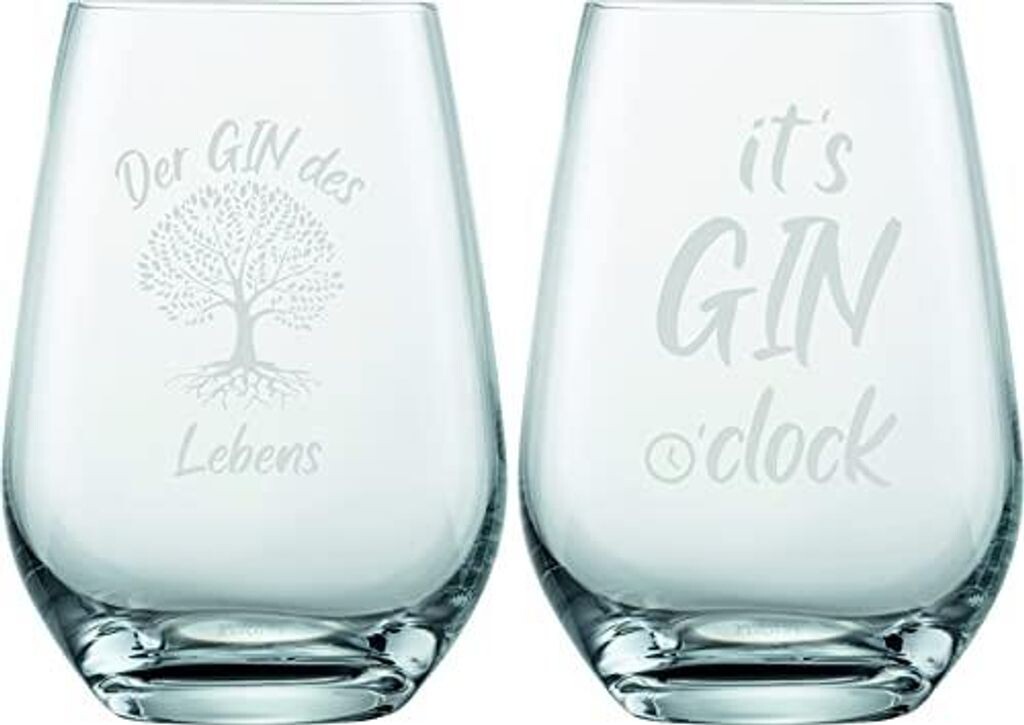 EKM Living Schott Zwiesel Набор из 2 бокалов для джина 548 мл с гравировкой Gin of Life и Gin o' Clock — забавная идея подарка для любителей джина, женщин, мужчин и друзей в подарочной коробке (без ножки, набор 2)
EKM Living Schott Zwiesel Набор из 2 бокалов для джина 548 мл с гравировкой Gin of Life и Gin o' Clock — забавная идея подарка для любителей джина, женщин, мужчин и друзей в подарочной коробке (без ножки, набор 2)