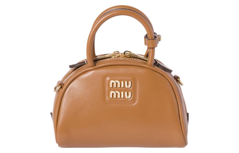 MIU MIU Кожаная сумка через плечо, коричневая, модель Crossbody Bag
MIU MIU Кожаная сумка через плечо, коричневая, модель Crossbody Bag