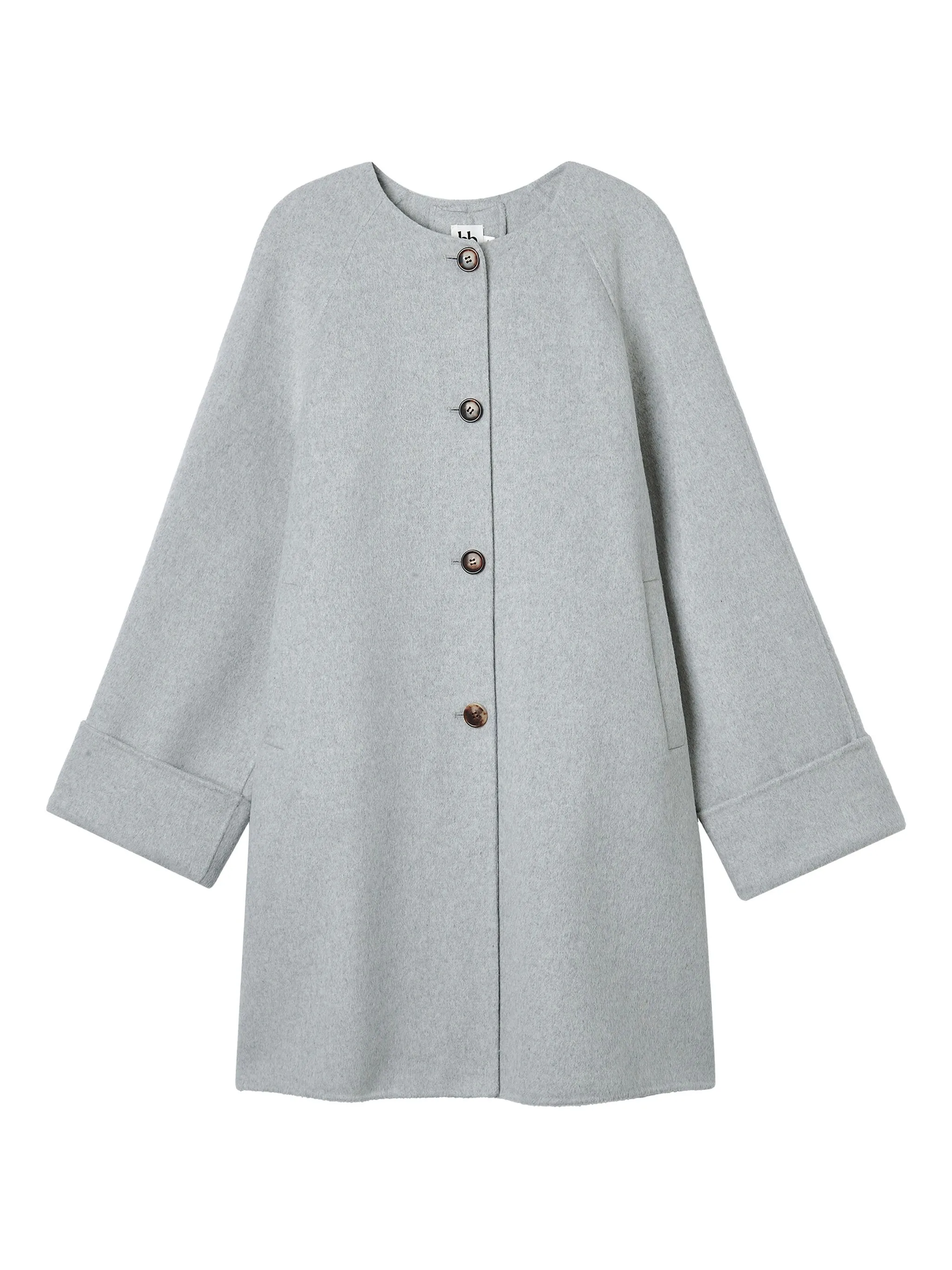 Пальто с завязками на воротнике B+Ab, серый
Пальто с завязками на воротнике B+Ab, серый