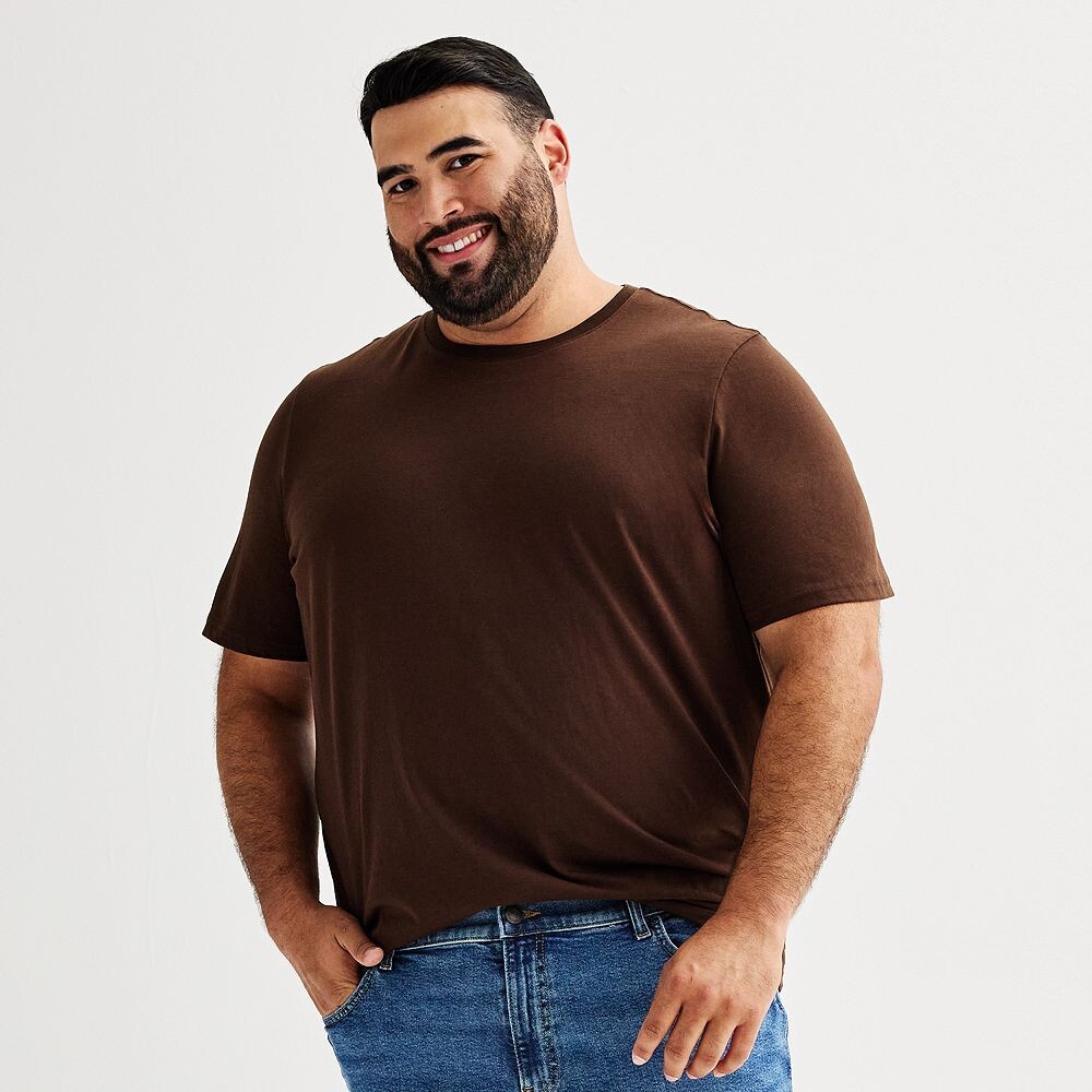 Big & Tall Sonoma Goods For Life Футболка с короткими рукавами и круглым вырезом, цвет Dark Brown
Big & Tall Sonoma Goods For Life Футболка с короткими рукавами и круглым вырезом, цвет Dark Brown