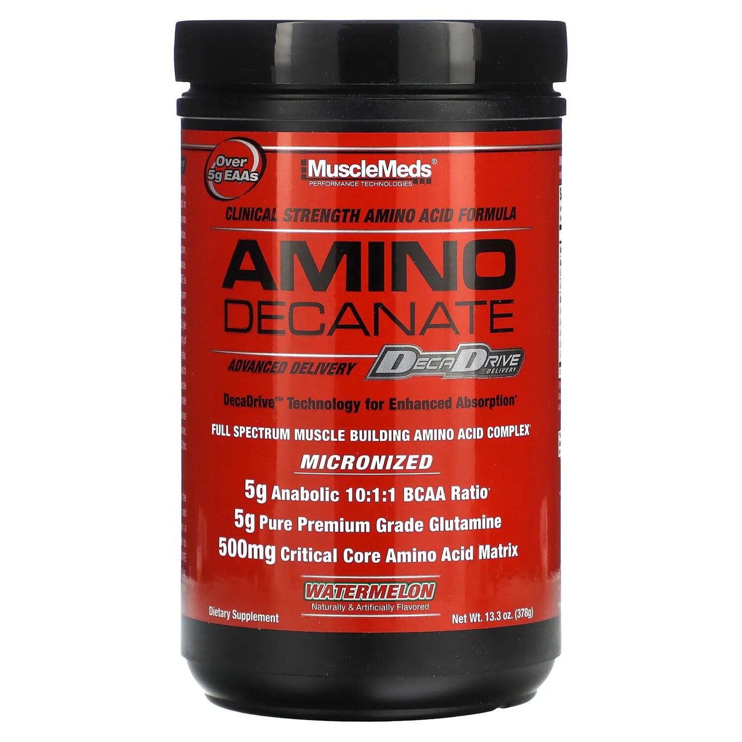 MuscleMeds Amino Decanate Арбуз 13,3 унции
MuscleMeds Amino Decanate Арбуз 13,3 унции