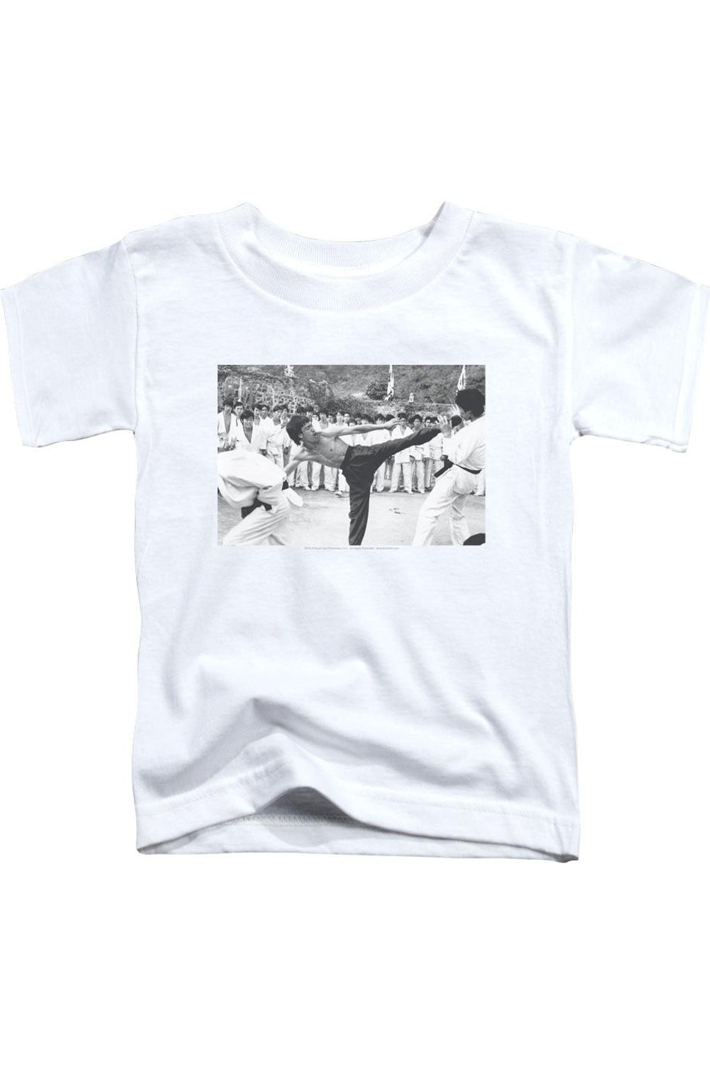 Футболка с коротким рукавом для детей "Удар Брюса Ли в голову" Gildan, белый
Футболка с коротким рукавом для детей "Удар Брюса Ли в голову" Gildan, белый