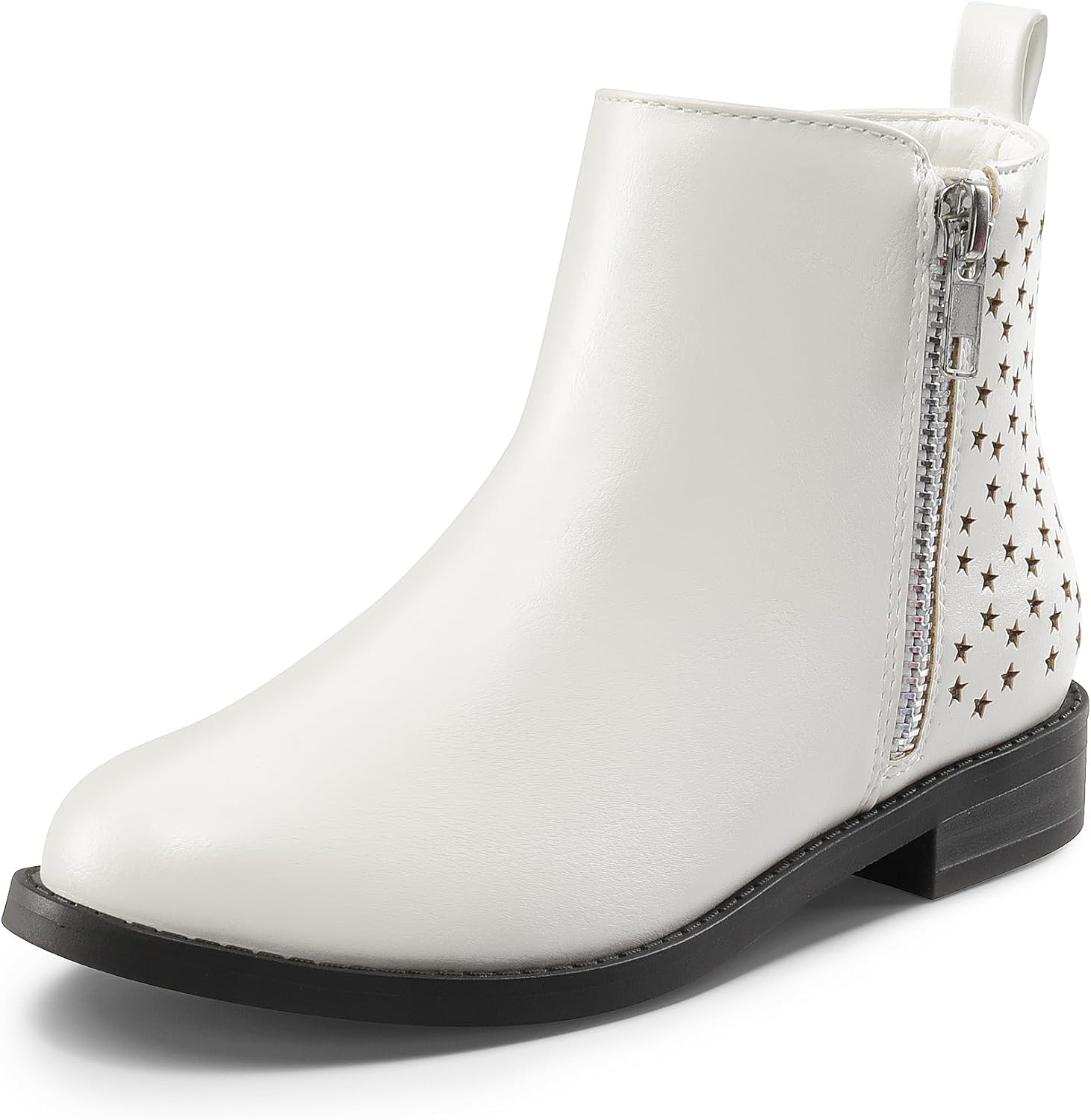 DREAM PAIRS Детские ботинки для девочек, модные ботильоны с блестящими звездами, боковая молния, низкий каблук, теплая обувь для малышей/младших детей/старших детей, White
DREAM PAIRS Детские ботинки для девочек, модные ботильоны с блестящими звездами, боковая молния, низкий каблук, теплая обувь для малышей/младших детей/старших детей, White