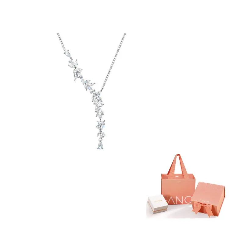 FANCI S925 серебро полностью инкрустированное драгоценными камнями ожерелье women's
FANCI S925 серебро полностью инкрустированное драгоценными камнями ожерелье women's