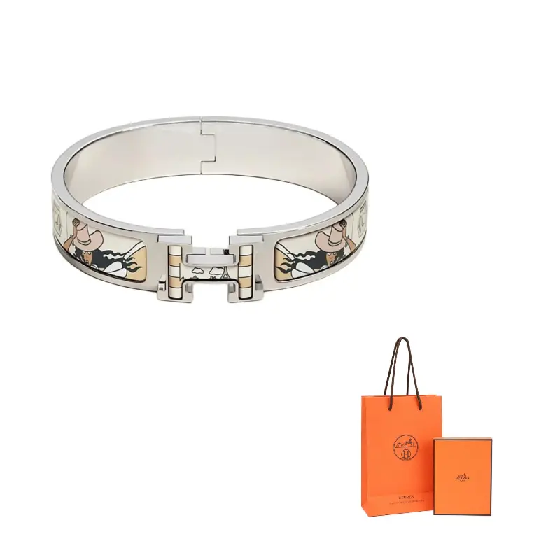 HERMES Эмалевые браслеты Women's Silver
HERMES Эмалевые браслеты Women's Silver