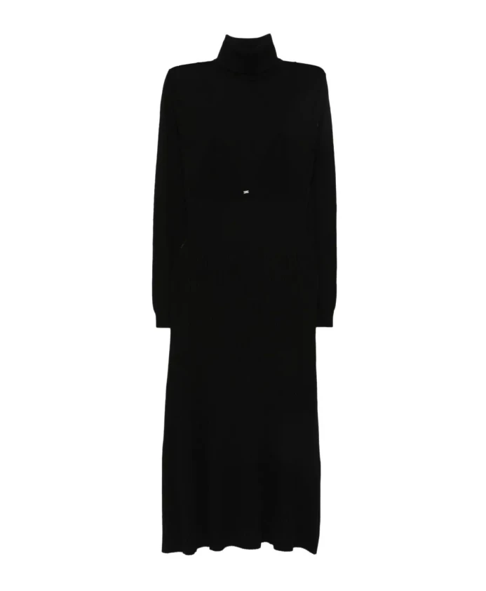 Платье-Водолазка из шерстяной смеси Elisabetta Franchi, черный
Платье-Водолазка из шерстяной смеси Elisabetta Franchi, черный