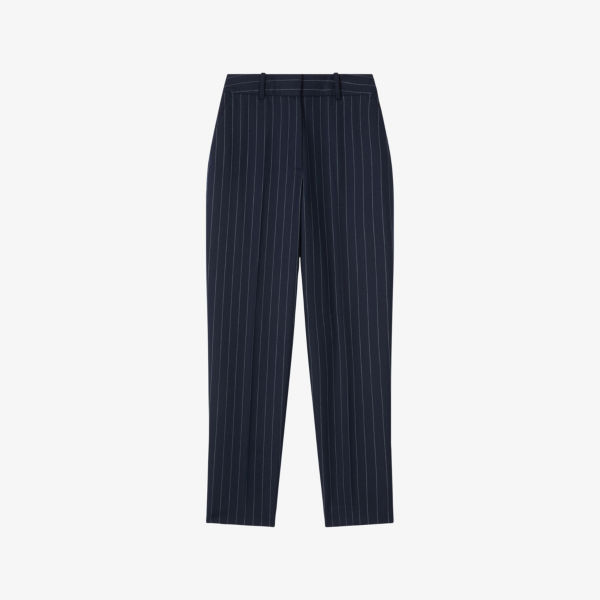 Брюки Lk Bennett Bella в мелкую полоску укороченные, синий
Брюки Lk Bennett Bella в мелкую полоску укороченные, синий