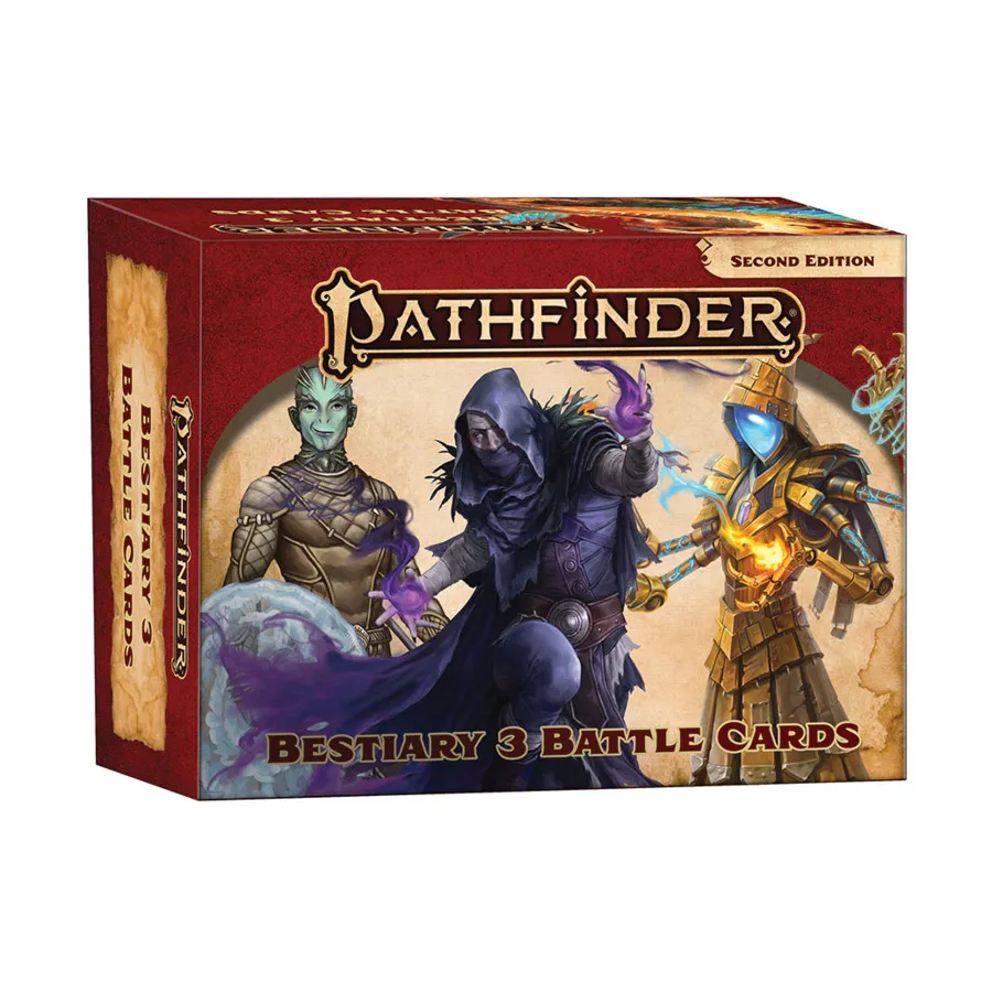 Бокс-сет Bestiary 3 Battle Cards, Pathfinder Roleplaying Game (2nd Edition) - Core & Assorted
Бокс-сет Bestiary 3 Battle Cards, Pathfinder Roleplaying Game (2nd Edition) - Core & Assorted
