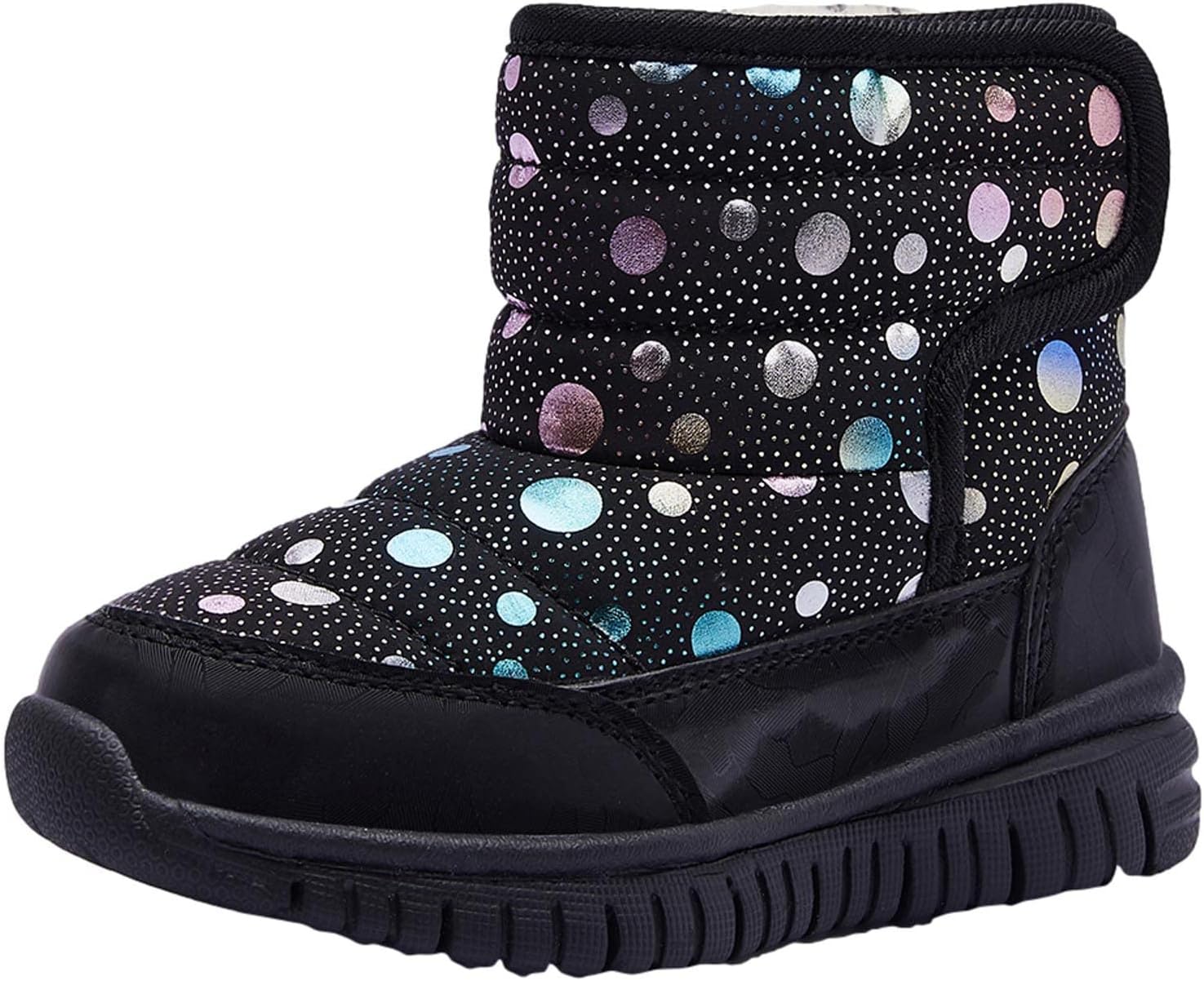 Зимние теплые толстые снегоступы для девочек с пушистой подкладкой, лыжные ботинки до щиколотки, для холодной погоды, спортивные уличные ботинки Generic, Black
Зимние теплые толстые снегоступы для девочек с пушистой подкладкой, лыжные ботинки до щиколотки, для холодной погоды, спортивные уличные ботинки Generic, Black