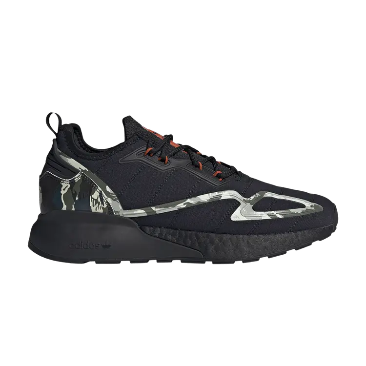 Кроссовки ZX 2K Boost 'Black Camo', черный
Кроссовки ZX 2K Boost 'Black Camo', черный
