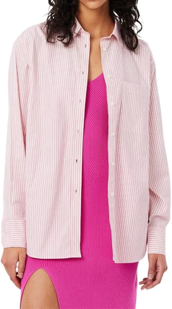 Женская рубашка Lacoste Oversized Popeline с длинным рукавом
Женская рубашка Lacoste Oversized Popeline с длинным рукавом