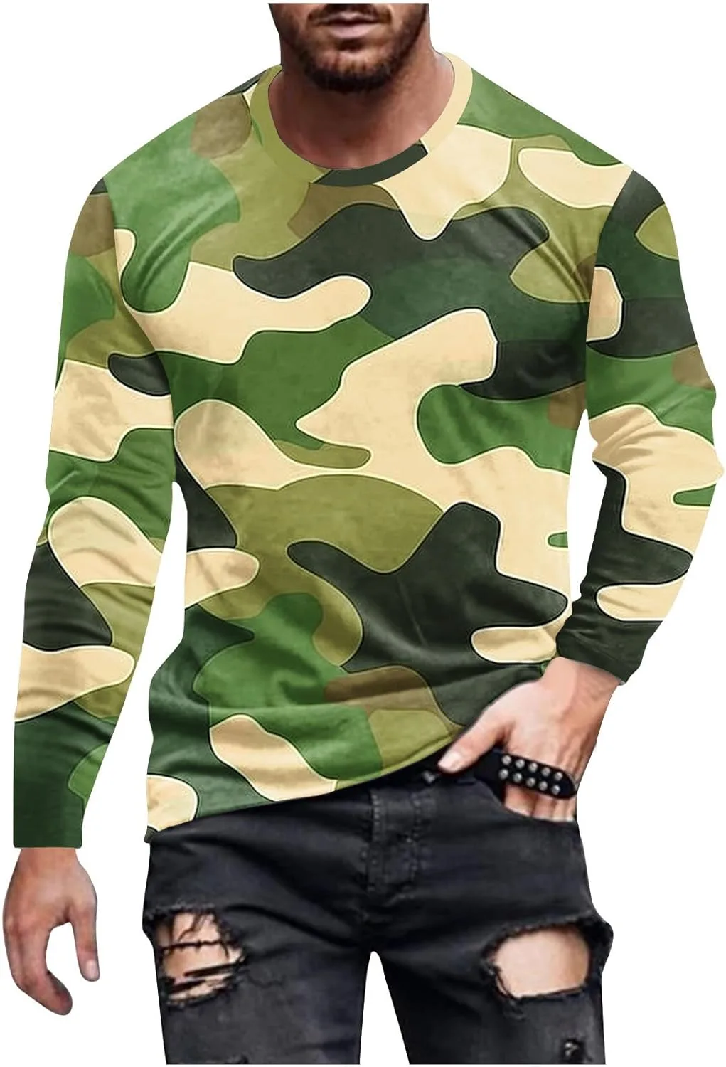 Мужская футболка Muscle Long Sleeve Camo Loose Fit Muscularfit
Мужская футболка Muscle Long Sleeve Camo Loose Fit Muscularfit