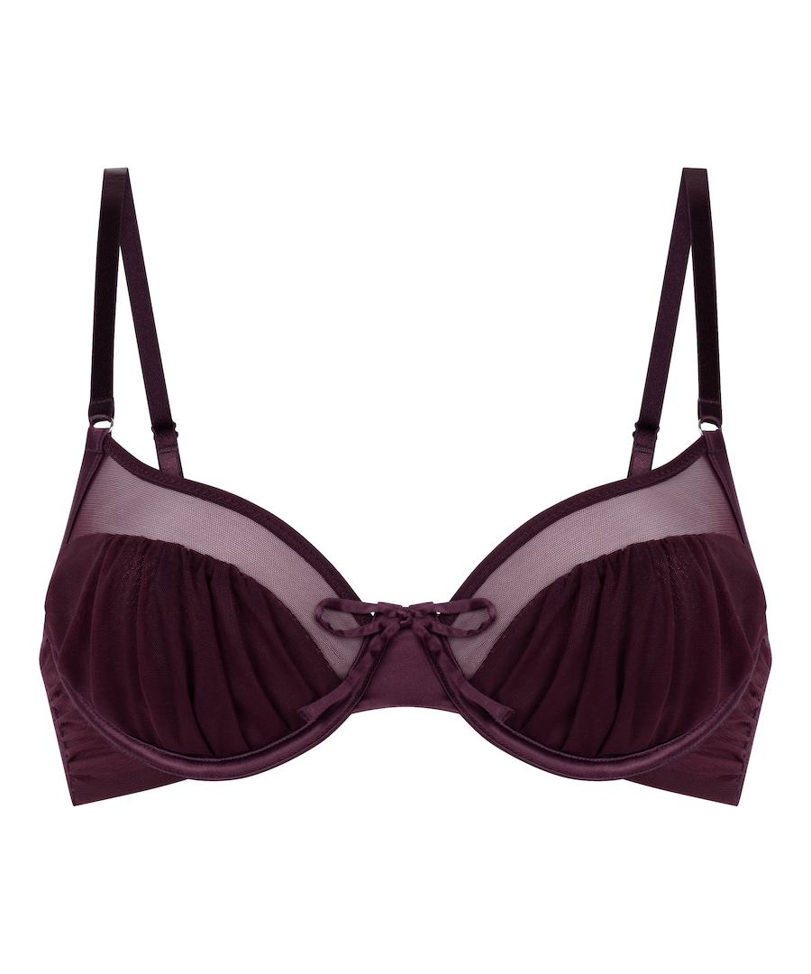 Бюстгальтер-футболка Hunkemöller, баклажановый
Бюстгальтер-футболка Hunkemöller, баклажановый