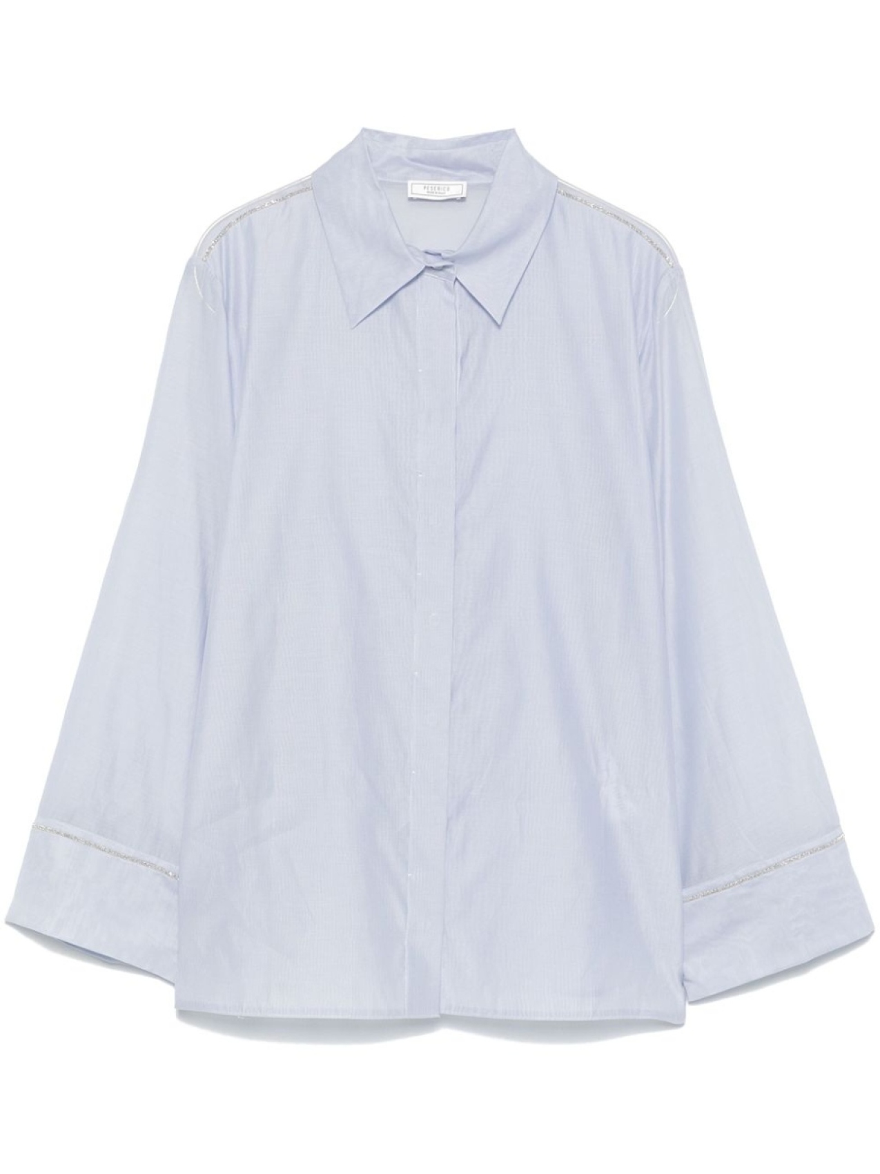 Peserico рубашка с эффектом ткани муар, синий
Peserico рубашка с эффектом ткани муар, синий