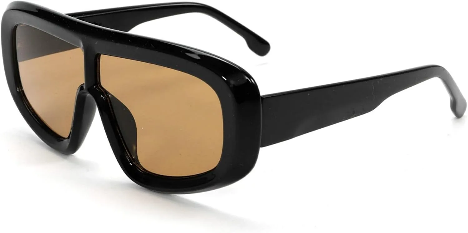 Willochra — большие солнцезащитные очки-пилот для женщин, модные очки в крупной оправе, цельные солнцезащитные очки-маска, стильные очки в овальной оправе, C2
Willochra — большие солнцезащитные очки-пилот для женщин, модные очки в крупной оправе, цельные солнцезащитные очки-маска, стильные очки в овальной оправе, C2