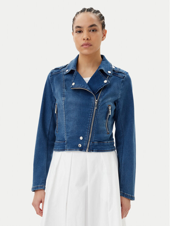 Джинсовая куртка обычного кроя 241-VAMMY Morgan, синий 
Джинсовая куртка обычного кроя 241-VAMMY Morgan, синий