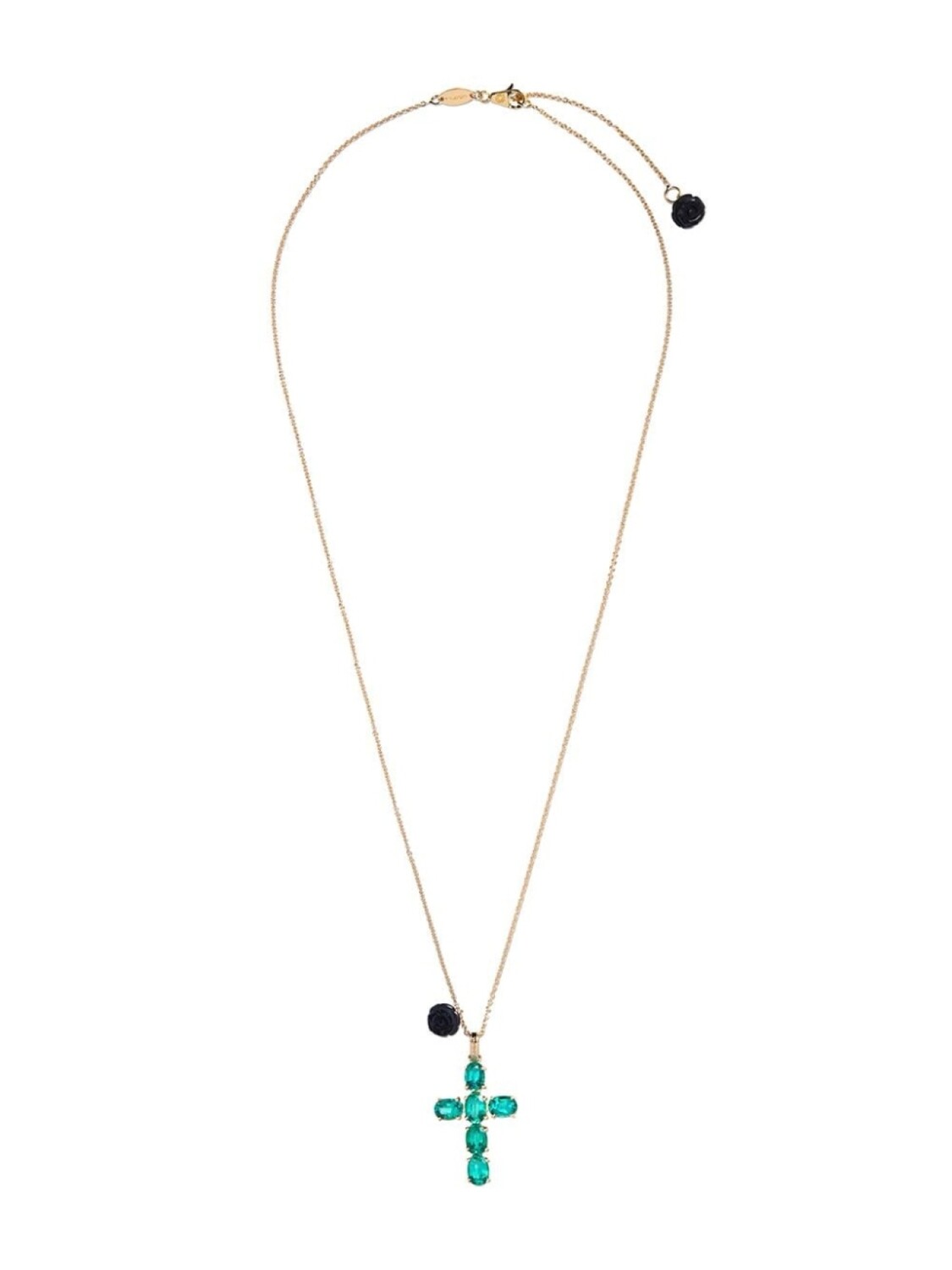 Колье из желтого золота с изумрудом Dolce & Gabbana, золотой 
Колье из желтого золота с изумрудом Dolce & Gabbana, золотой