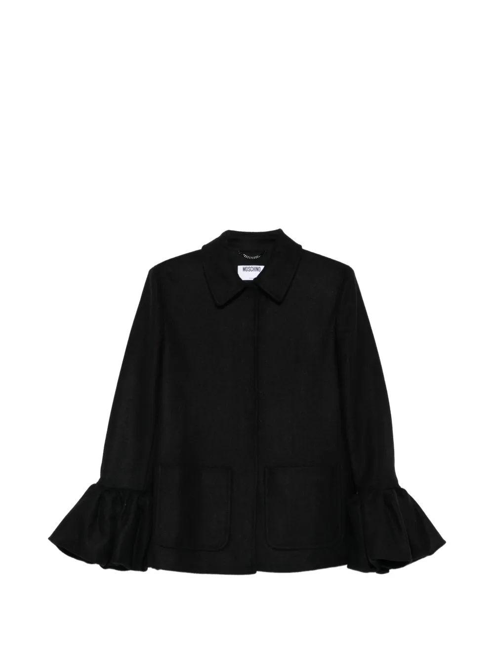 Пальто с рукавами с рюшами Moschino, черный
Пальто с рукавами с рюшами Moschino, черный