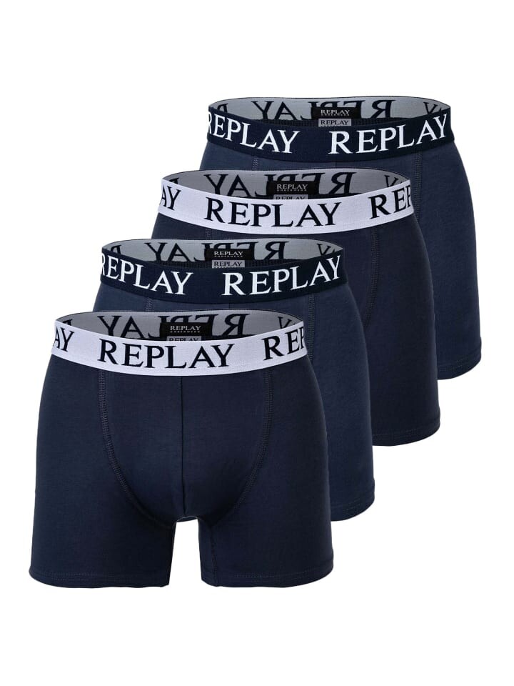 Боксеры Replay short 4er Pack, цвет dunkelblau/weiß
Боксеры Replay short 4er Pack, цвет dunkelblau/weiß