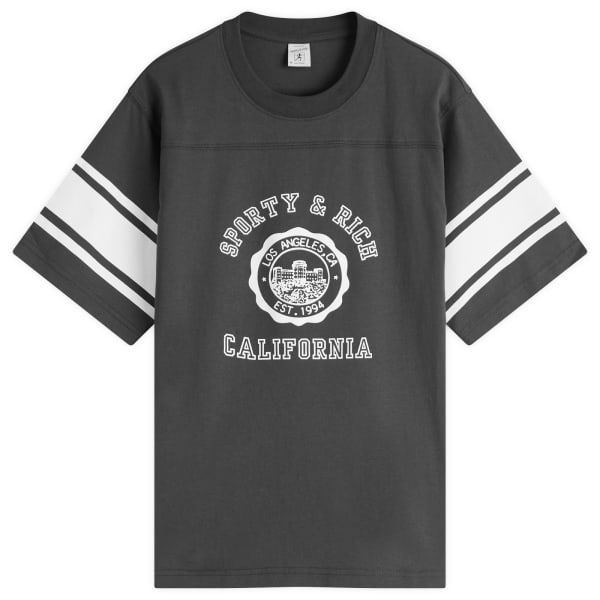 Футболка с эмблемой регби Калифорнии Sporty & Rich, черный
Футболка с эмблемой регби Калифорнии Sporty & Rich, черный