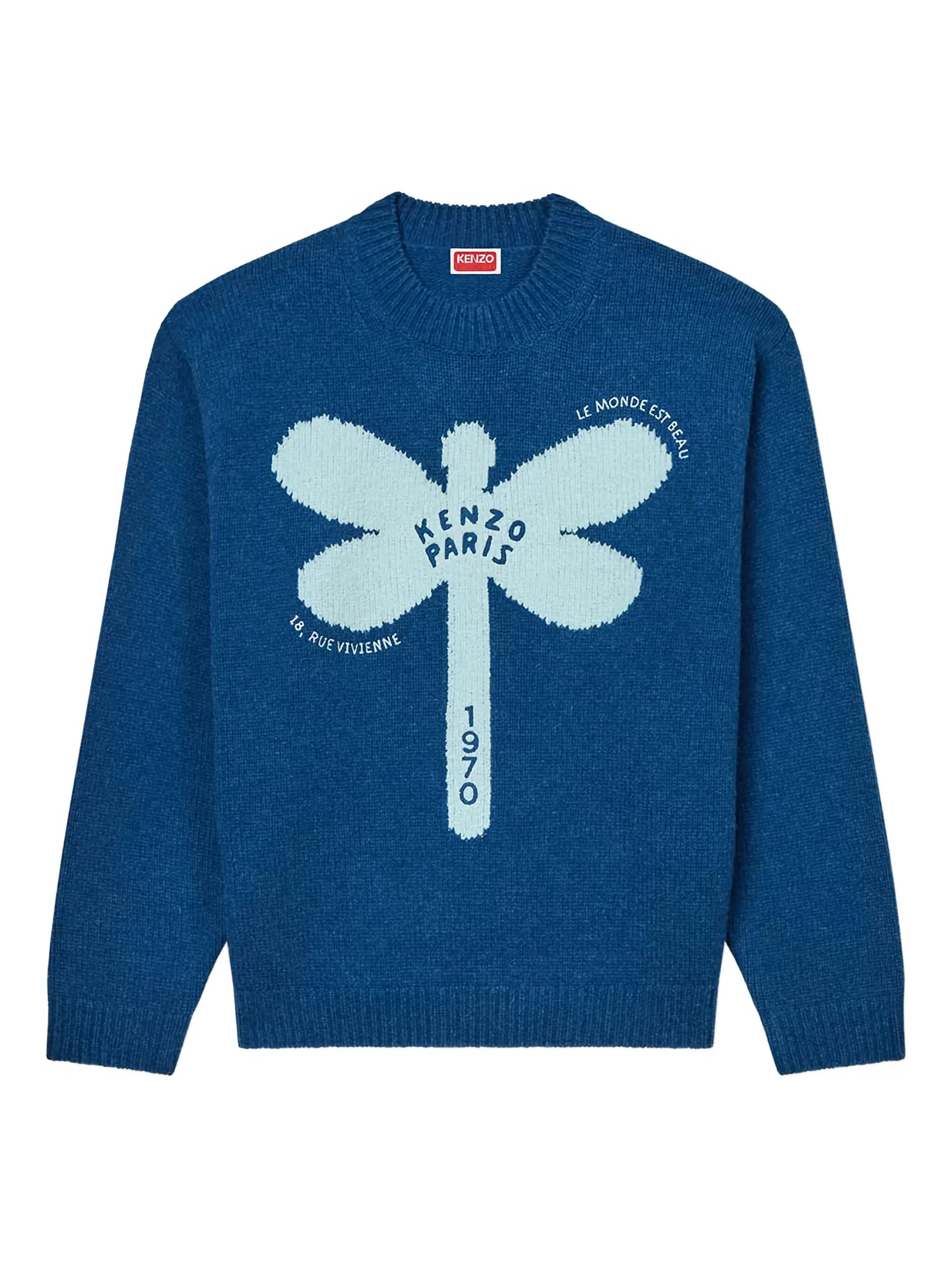 Свитер Dragonfly Kenzo, синий
Свитер Dragonfly Kenzo, синий