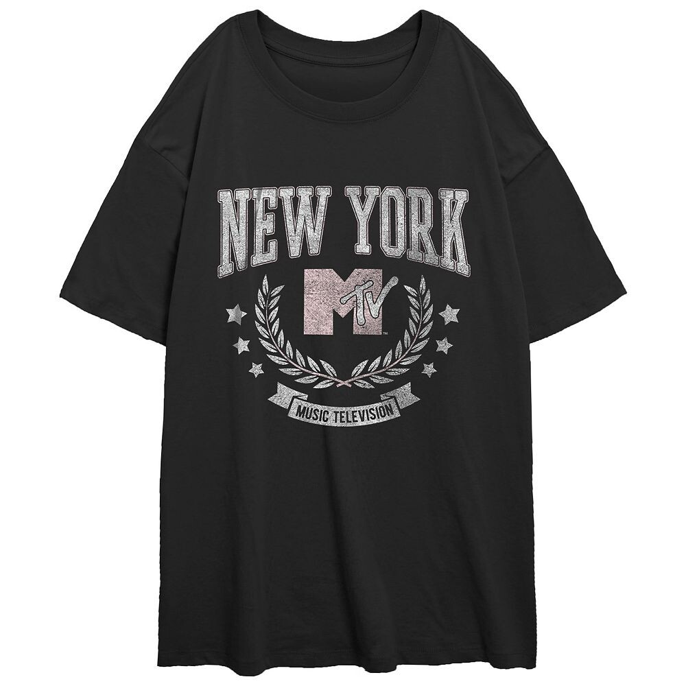 Футболка большого размера с рисунком MTV New York для юниоров Licensed Character, черный
Футболка большого размера с рисунком MTV New York для юниоров Licensed Character, черный