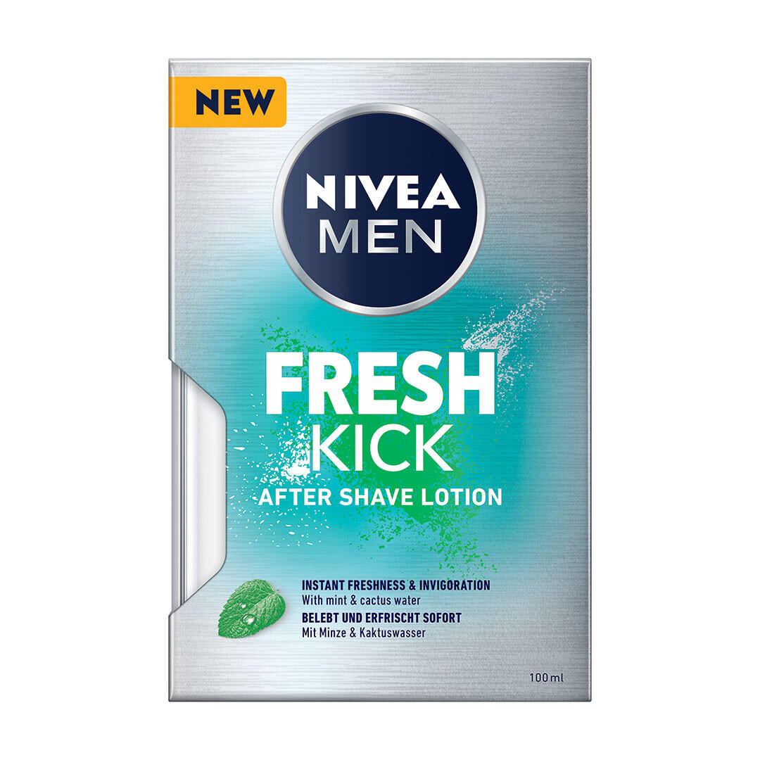 Nivea, Men Fresh Kick освежающая вода 100мл
Nivea, Men Fresh Kick освежающая вода 100мл