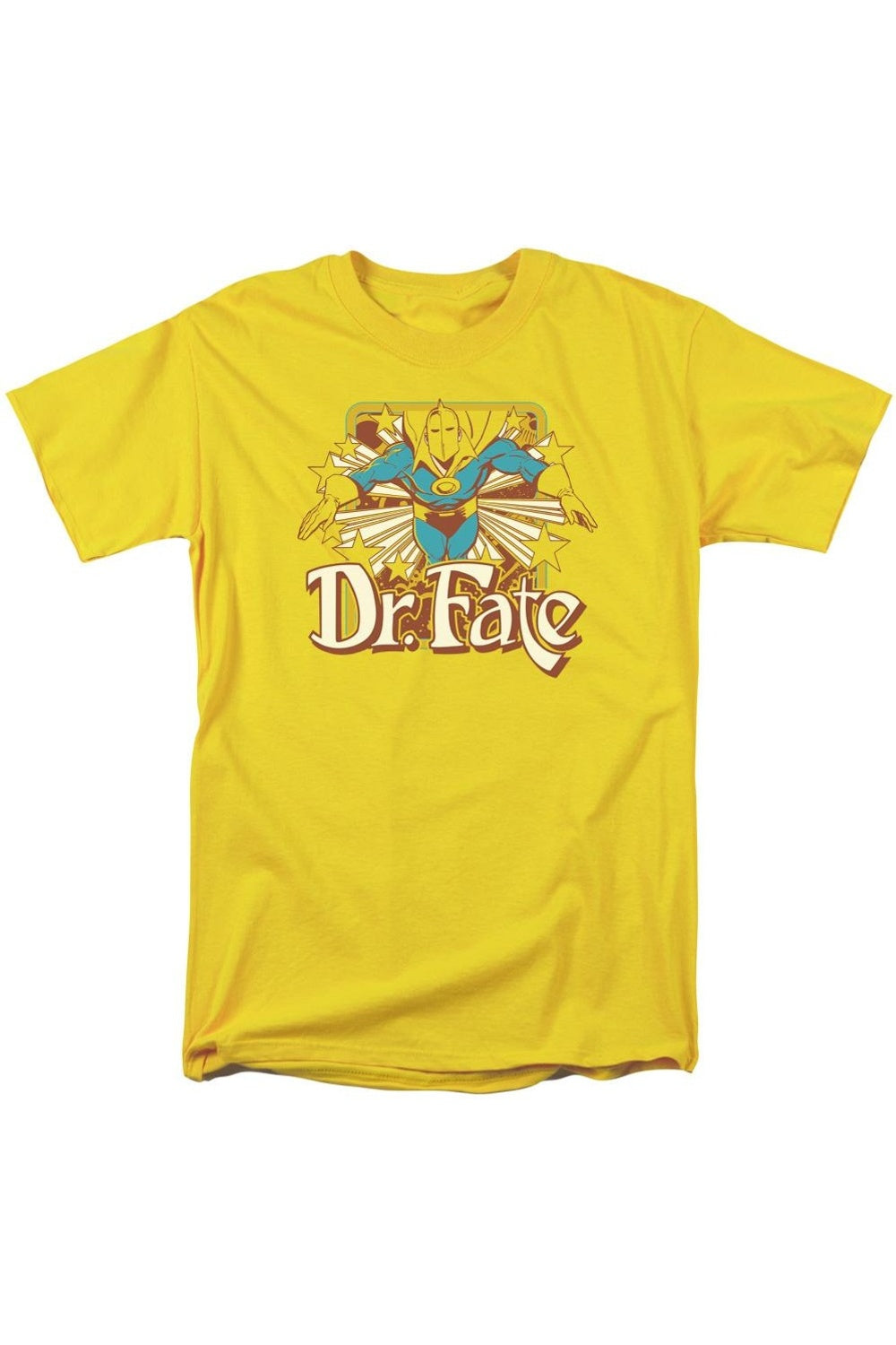 Футболка с коротким рукавом для взрослых DC Comics Dr Fate Stars Gildan, желтый 
Футболка с коротким рукавом для взрослых DC Comics Dr Fate Stars Gildan, желтый