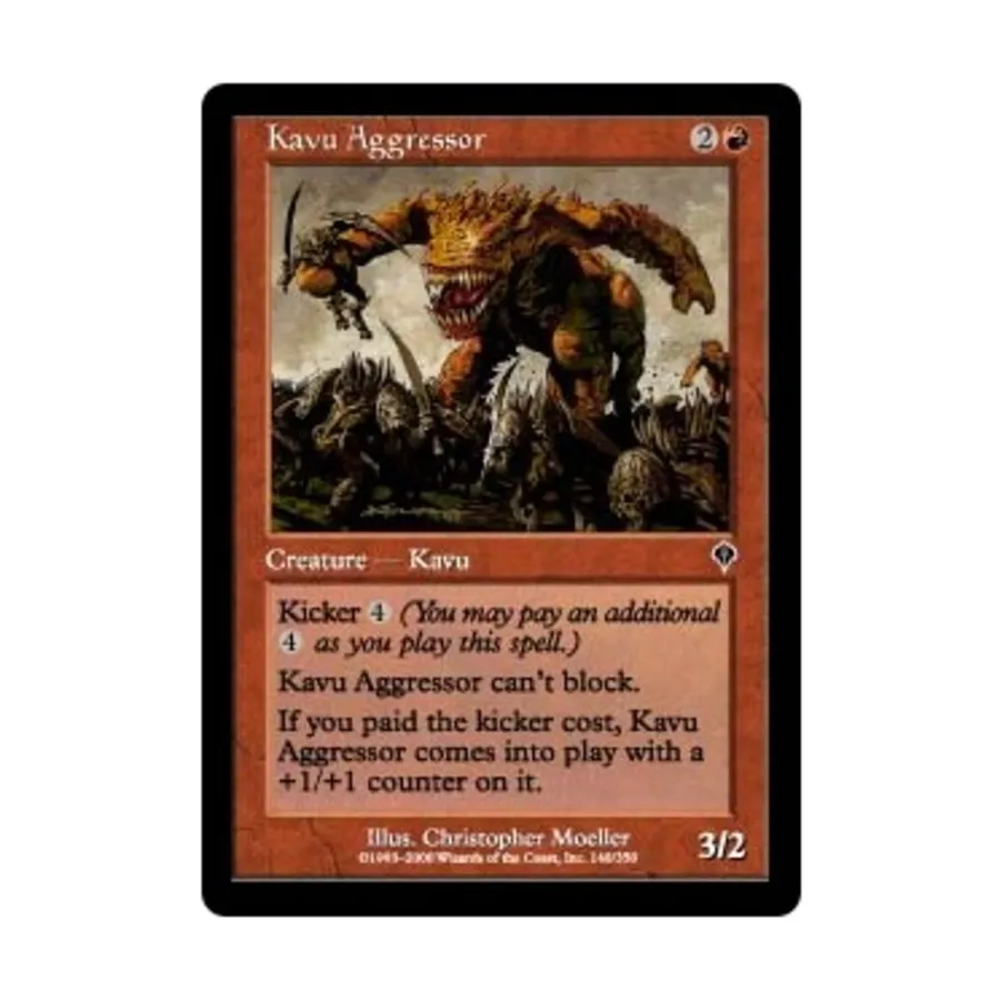 CCG Каву Агрессор (C) (Рольга), MTG - Invasion
CCG Каву Агрессор (C) (Рольга), MTG - Invasion