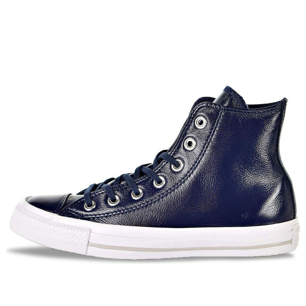 Кроссовки chuck taylor all star crinkled patent leather hi 'midnight navy' Converse, синий 
Кроссовки chuck taylor all star crinkled patent leather hi 'midnight navy' Converse, синий