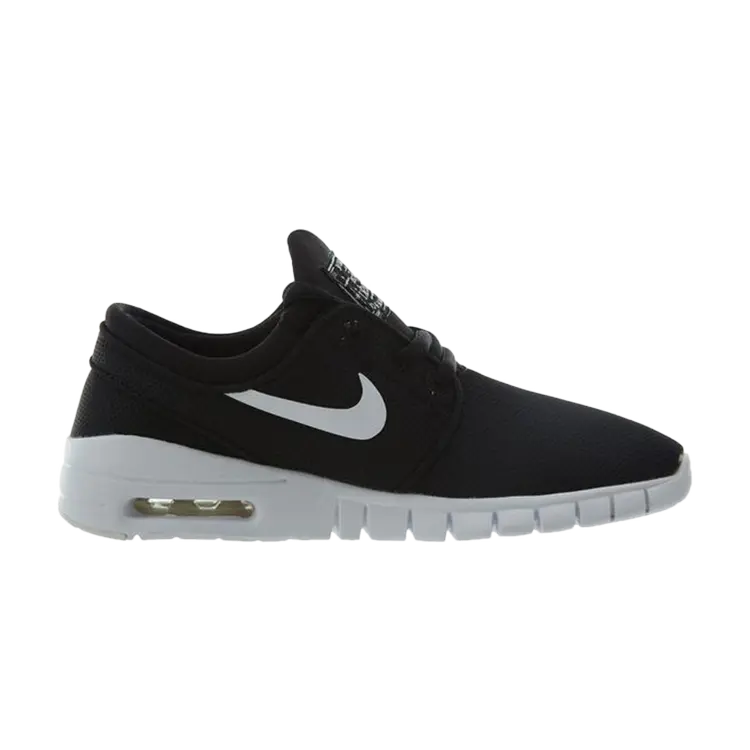 Кроссовки Nike Stefan Janoski Max PS 'Black White', черный 
Кроссовки Nike Stefan Janoski Max PS 'Black White', черный