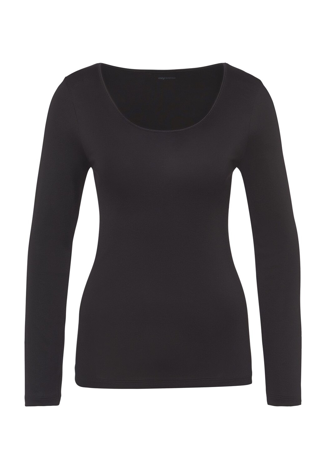 Рубашка Emotion с длинными рукавами, овальным вырезом, микрофибра, женская mey, черный
Рубашка Emotion с длинными рукавами, овальным вырезом, микрофибра, женская mey, черный