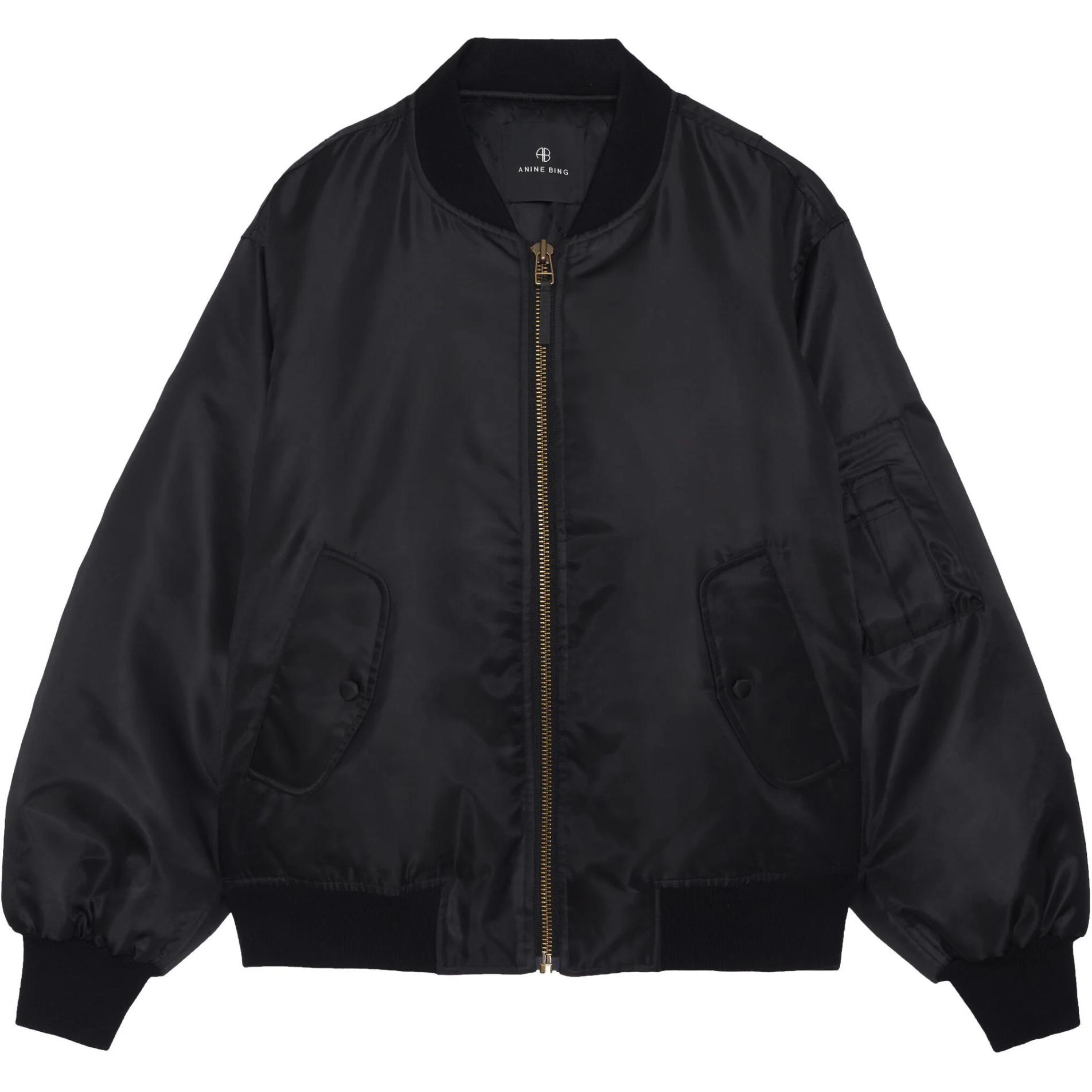Куртка-бомбер Leon с молнией Anine Bing, черный
Куртка-бомбер Leon с молнией Anine Bing, черный