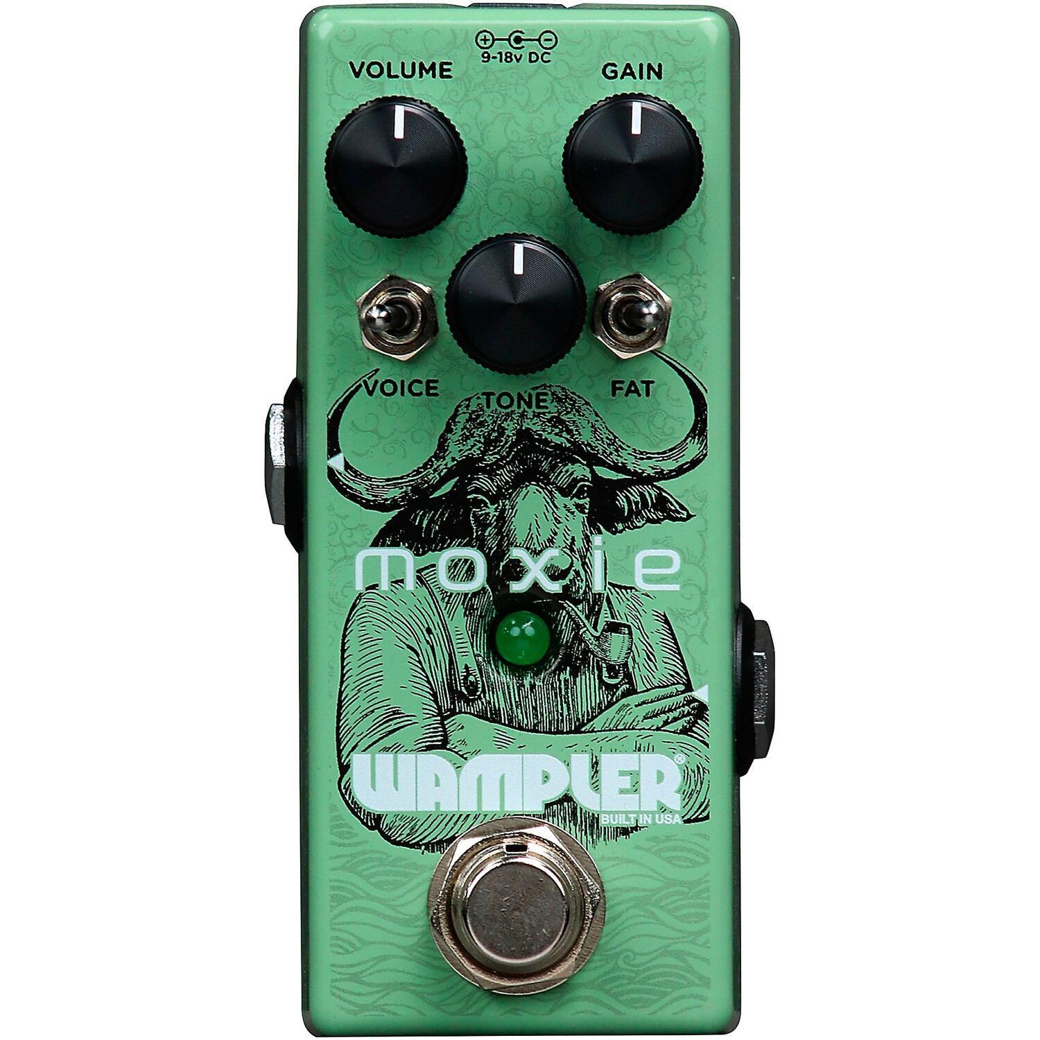 Педаль эффектов Wampler Moxie Overdrive, зеленая 
Педаль эффектов Wampler Moxie Overdrive, зеленая