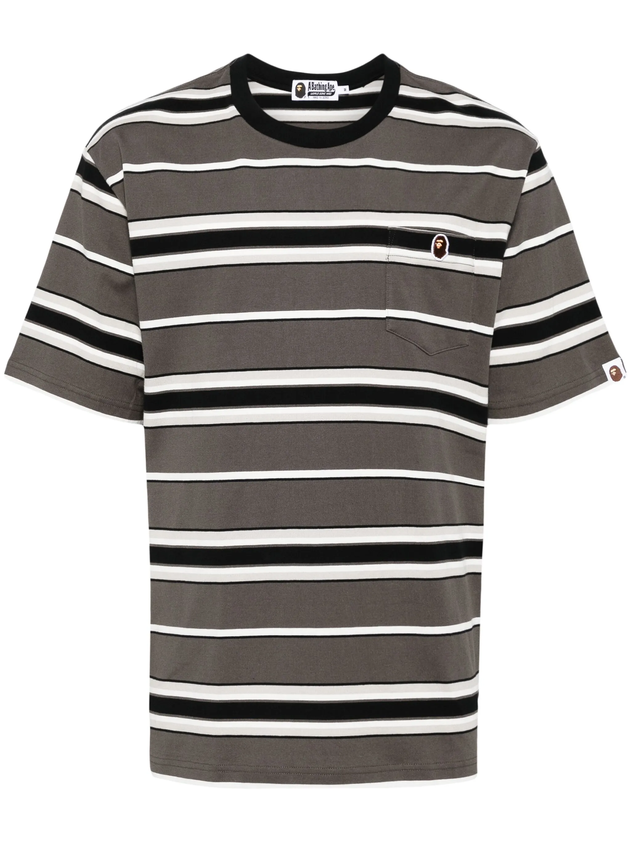 Полосатая футболка A Bathing Ape, черный
Полосатая футболка A Bathing Ape, черный